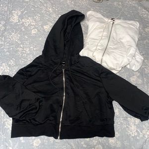 SHEIN crop top jackets